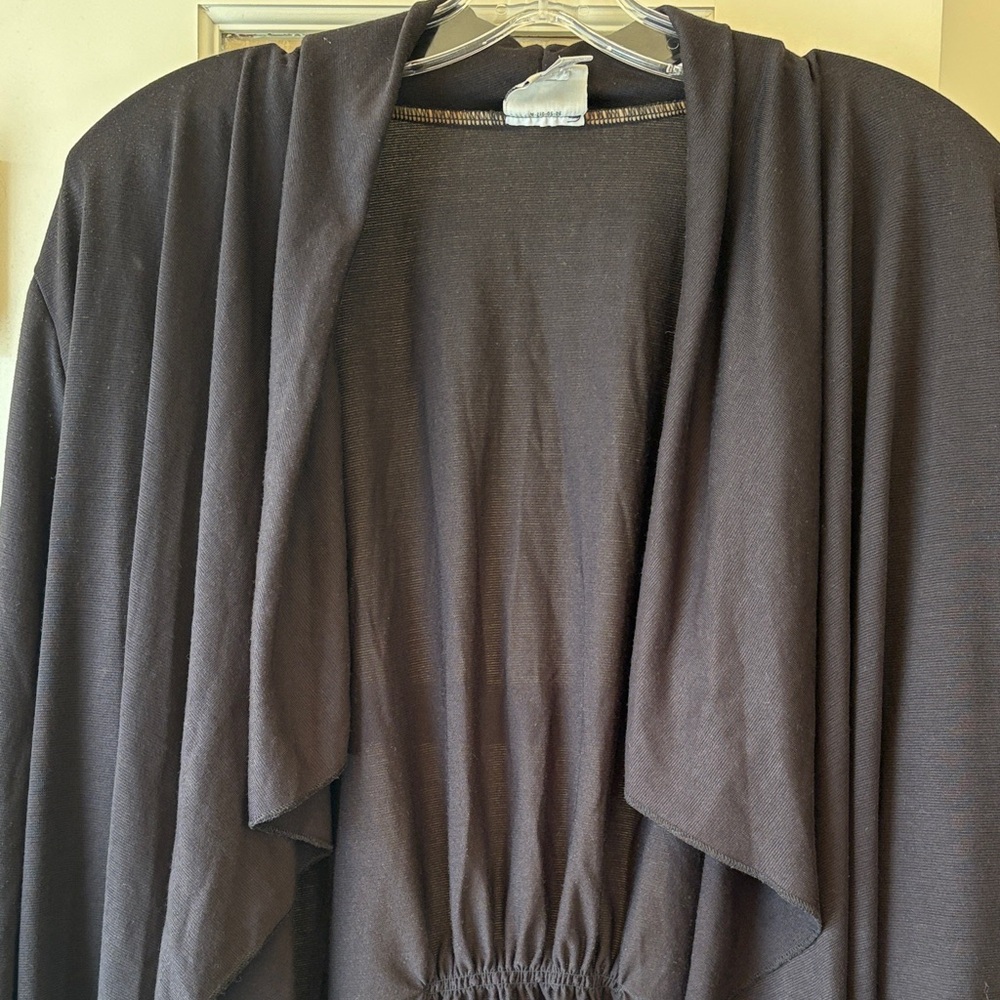 “Not for sale” 1X Worthington Black Women's Sweater open cardigan top